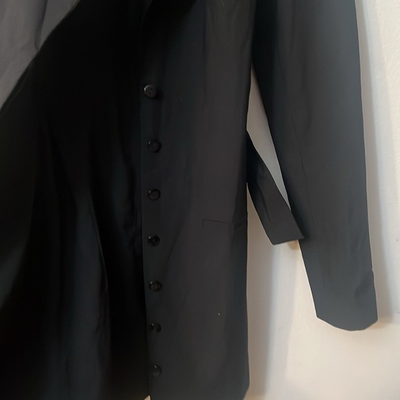Zara black dress/coat button down size S lightweight - Picture 8 of 13